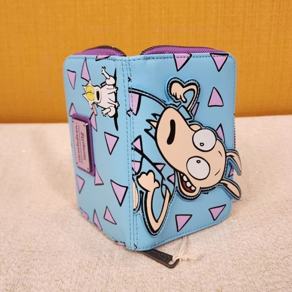 Loungefly Nickelodeon Rockos Modern Life Zip Around Wallet NEW - Picture 13 of 14